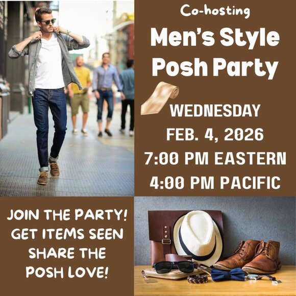 Other - 🎉 Men's Style Party 🎉 Co-Hosting 2/4/26 👔